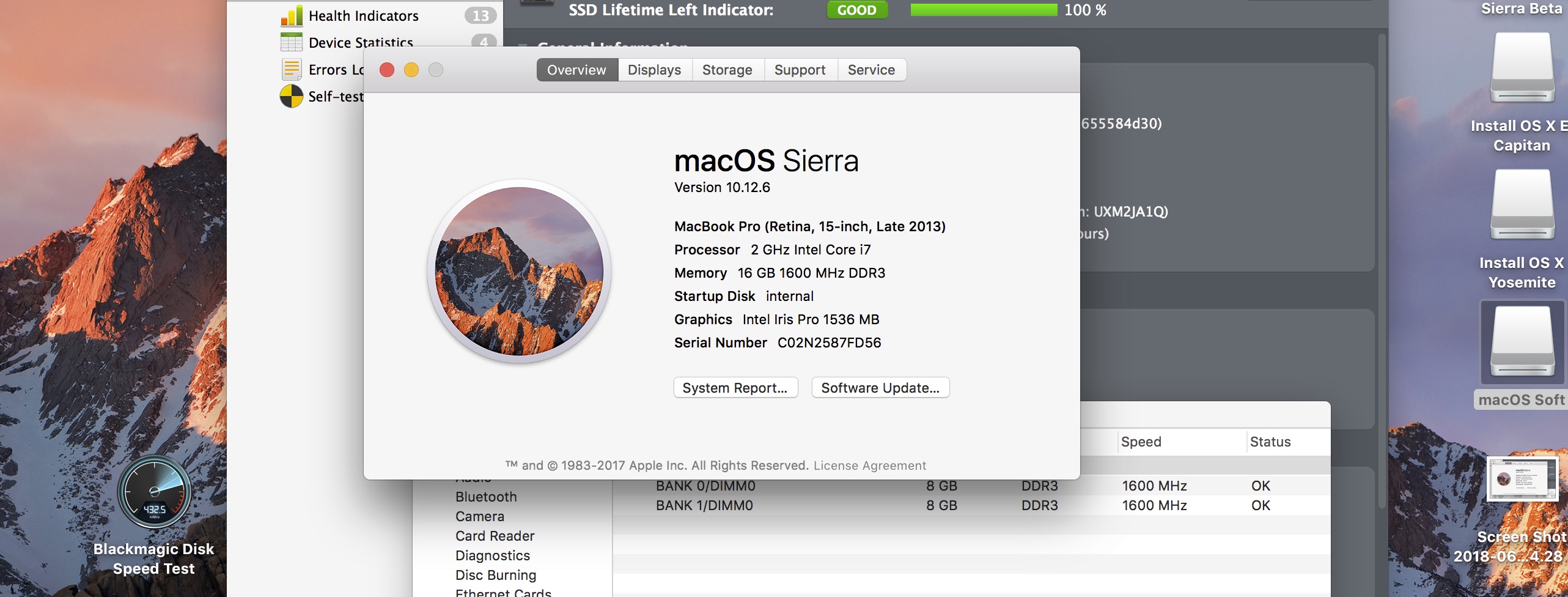 Увеличение оперативной памяти до 16 ГБ на macbook pro A1398 2013-2015 года