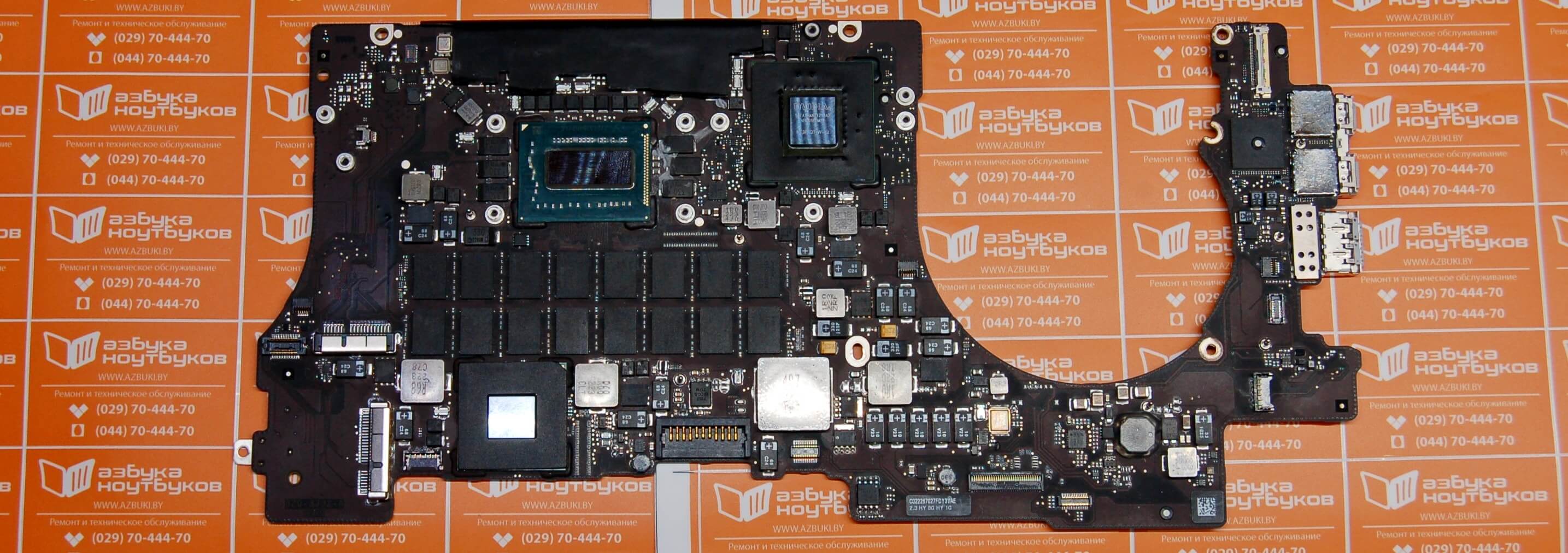 Мы ремонтируем MacBook Pro A1398 2011-2013 MC975 MC976 - проблемы с искажением или отсутствием изображения!