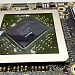 Паяный чип Geforce GTX 675MX на плате видеокарты imac A1312